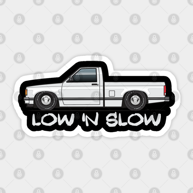 low and slow car decal